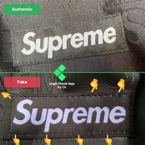 shoulder bag supreme fake|how to check for fake supreme.